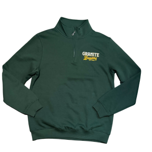Granite Quarter Zip in Green (HST Included)