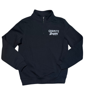Granite Quarter Zip in Black (HST Included)